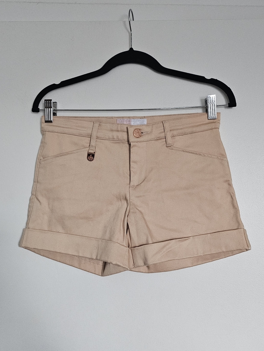 Rady Gyaru Japan Light Beige And Gold Formal Cuff Shorts